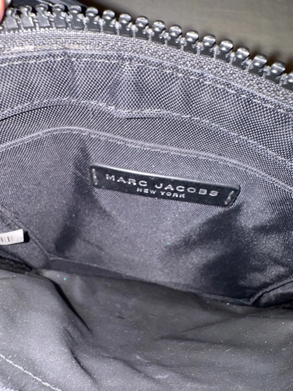 Marc Jacobs Black Nylon Messenger Crossbody Bag